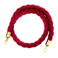 thumbnail image 4 of Rope Barriers - Heavy Duty Crowd Control Stanchions Twisted Barrier 3m Red, 4 of 8