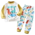 thumbnail image 1 of Ensemble de Pyjama à Manches Longues Confortable pour Tout-Petits et Enfants, Tenue de Nuit Douillette, 1 of 2
