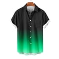 thumbnail image 2 of fatyb Button down Shirts for Men Short Sleeve Lightweight Beach Shirts Summer Gradient Collar Blouses, 2 of 4