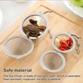 thumbnail image 1 of Baohd Infuseur à Thé en Maille Fine en Acier Inoxydable Réutilisable Porte-Filtre à Épices Accessoires de Maison de Thé 6.8cm, 1 of 8