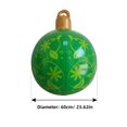 thumbnail image 2 of Christmas Inflatable Balloon PVC Xmas Ball Waterproof Ornament Large Size, 2 of 7