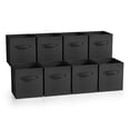 thumbnail image 1 of Sorbus Fabric Storage Bins 11" Foldable Cubes With Handles For Pantry, Cubbies, Toy And Closet Shelving Organization - 8Pk, 1 of 7