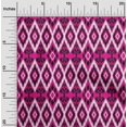 thumbnail image 1 of oneOone Viscose Chiffon Fabric Geometric Ikat Printed Craft Fabric BTY 42 Inch Wide, 1 of 1