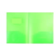 thumbnail image 1 of ZTTD Plastic 2-Pocket Folders, (1 Pack) Green Colors, 8.5x11 Folders with Pockets, Tear-Resistant Long Lasting Acid-Free Poly, Cleanable, Includes Labels, 1 of 3