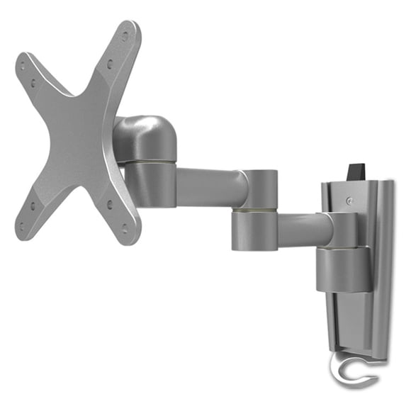 Monitor Wall Mount Bracket Articulating Adjustable Monitor Arm Stand with Extension for 13 to 27 Inch Screen