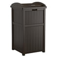 thumbnail image 1 of Suncast Outdoor Trash Hideaway – Resin Patio & Deck Bin – Java, 1 of 4