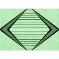 thumbnail image 1 of Ahgly Tapis Rectangulaire Lavable en Machine Intérieur Vert Menthe, 6 Pieds x 9 Pieds, 1 of 7