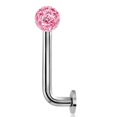 thumbnail image 1 of Internally Threaded 14G Christina Piercing Jewelry Surgical Steel - Sold Each, 1 of 8