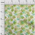 thumbnail image 1 of oneOone Velvet White Fabric Geometric Sewing Craft Projects Fabric Prints By Yard 58 Inch Wide, 1 of 5