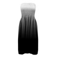 thumbnail image 3 of FcBaudy Robe Sans Manches Épaules Dénudées, Robes d'Été pour Femmes, Robes d'Été Style Bohème Dégradé Sans Manches une Épaule Robe Femme, 3 of 4