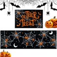 thumbnail image 1 of Halloween Kitchen Rugs and Mats Non Skid Washable Set of 2, Spider Trick or TreatKitchen Floor Mats, Happy Vintage Retro Spooky Kitchen Runner Rug, Autumn Kitchen Decor, 1 of 6