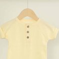 thumbnail image 4 of Timegard Baby Clothes Newborn Infant Ribbed Short Sleeve Rompers Onesie Summer Comfy Toddler Clothing, 4 of 5
