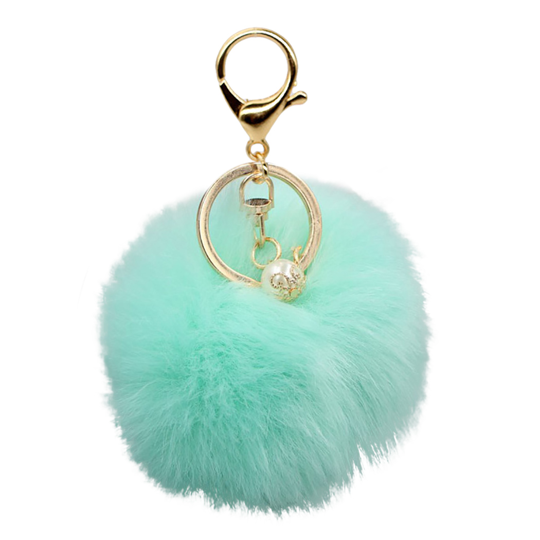 Bangcool Porte-Clés Mode Créative Pompon Pendentif de Sac à Main Charme de Cellulaire Charme