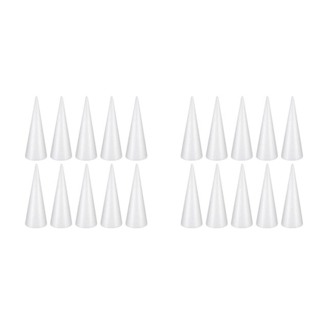 Wweixi Handcrafted Colored Painting DIY Craft Kit Styrofoam for All 75-84 inch Sizes White 7.87 Inch 2Set