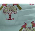 thumbnail image 4 of oneOone Georgette Viscose Fabric Bird & Tree Block Printed Fabric 1 Yard 42 Inch Wide, 4 of 4