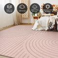 thumbnail image 2 of Boho Area Rug x Machine Washable Rugs for Living Room Non Slip Soft Carpet Geometric Jacquard Textu Carpet for Bedroom Dining Room Nursery Office Living Room Rug -, 2 of 7