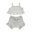 thumbnail image 2 of LSLJS Children Solid Color Drawstring Shorts Baby Girl Sleeveless Sling Top Sets Summer Clothes Kids Clothing Trendy 2024, 2 of 2