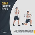 thumbnail image 4 of FitMate Bandes de Résistance Affiche d'Exercice d'Entraînement - Routine d'Entraînement avec Poids Libres, Déco de Gym à la Maison, Guide de Pièce (16.5 x 25 Pouces), 4 of 5