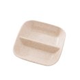 thumbnail image 1 of Wheat Straw Square Divided Seasoning Dishes Table Sauce Container Kitchen Cutlery Snack Plate, 1 of 4
