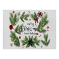 thumbnail image 2 of Oleegame 1PC Placemat Christmas Table Placemats Christmas Rustic Vintage Washable Table Mats, 2 of 4