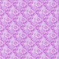 thumbnail image 1 of Ahgly Tapis d'Intérieur Lavable en Machine Carré Transitionnel Fleur Rose, 6 Pieds Carré, 1 of 7
