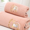 thumbnail image 2 of Quick Bath Towel Coral Fleece Water Absorption Soft Thicken Shower Towel for Home Beach, 2 of 5