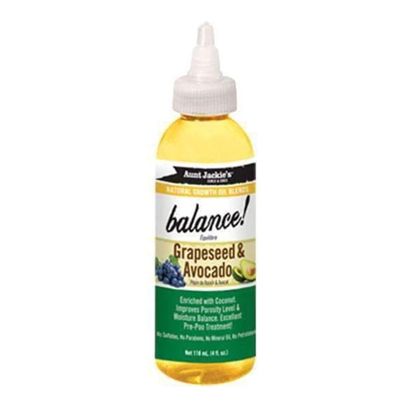 Aunt Jackie's "Balance" Grape Seed & Avocado Growth Oil