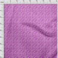 thumbnail image 4 of oneOone Viscose Jersey Fuschia Pink Fabric Text Craft Projects Decor Fabric Printed By The Yard 60 Inch Wide, 4 of 5