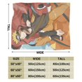 thumbnail image 2 of Couvertures Légères en Flanelle Couettes Couvertures de Climatisation Verticales Naruto Naruto, 2 of 5
