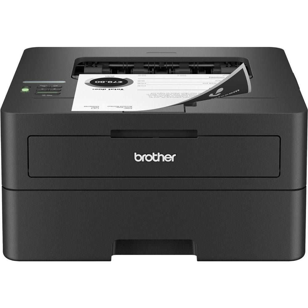 Imprimante laser monochrome Brother HL-L2460DW prête pour le bureau à domicile avec 700 impressions dans la boîte, impression recto verso et impression mobile et abonnement de toner disponible