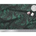 thumbnail image 2 of Soimoi Poly Georgette Fabric Floral & Paisley Printed Fabric 1 Yard 42 Inch Wide, 2 of 3