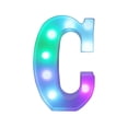 thumbnail image 2 of HOARBOEG Lumières de Lettres Colorées à LED avec Télécommande – Lettres de Bar de Fête avec Décorations Lumineuses pour la Maison - Multicolore, 2 of 7