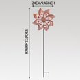 thumbnail image 3 of Metal Flower Wind Stake Decorative Garden Windmill For Yard & Ornament Halloween Decorations, 3 of 5