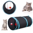 thumbnail image 3 of Semfri 22Pcs Cat Toys Kitten Toy Set Collapsible Blue Black Cat Tunnel Interactive Pet Toys Teaser Cat Feather Toys Colorful Mouse Plush Ball Bell Ball Toy Kit Kitten Bunny Puppy, 3 of 8