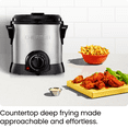 thumbnail image 2 of Chefman Fry Guy 1 Liter Deep Fryer w/ Adjustable Temperature Control - Stainless Steel, 2 of 8