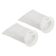 thumbnail image 1 of Unique Bargains 4'' Ring Filter Socks 200 Micron Pool Skimmer Basket, White 2 Pack, 1 of 4