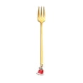thumbnail image 1 of TIMIFIS Dinner Service Home Christmas Decorations Metal Coffee Fork Stirring Spoon Christmas Table Decorations New Year Kitchen Gadgets, 1 of 1