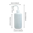 thumbnail image 2 of Bouteille d'Arrosage en Plastique Réutilisable 1000ml - Blanc, pour Succulentes et Fleurs, Buse Courbée, Marque d'Eau Visible, Multi-Usage, 2 of 3