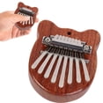 thumbnail image 2 of Birdeem Solid Wood 8-Tone Mini Thumb Piano Musical Instrument Wooden 8-Tone Finger Piano, 2 of 5