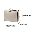 thumbnail image 3 of Down Jacket Storage Bag, Travel Compression Organizer with Viewing Window, Large Capacity Space-Saving Polyester Bag for Clothing & Bedding, 3 of 5