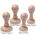 thumbnail image 3 of Trendy Tool Kit for Home, Custom Stamp Personalized Wooden Rubber Stamp with Logo Name and Address Upload Your Own Design Multiple Sizes for Branding Crafting (Round), 3 of 8