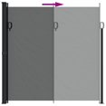 thumbnail image 3 of vidaXL Retractable Side Awning Black 220x600 cm, 3 of 5