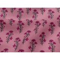 thumbnail image 4 of oneOone Tissu Jersey Viscose Feuilles & Floral Imprimé au Mètre 60 Pouces de Large, 4 of 5