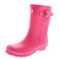 thumbnail image 1 of Exotic Identity Original Short Rain Boots, Waterproof, PVC, Nonslip Sole, Garden Boot, Lightweight, Adjustable Ankle Buckle - 7M - Matte Pink, 1 of 7