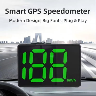 Compteur de Vitesse Numérique 5V pour Voiture Hud Gps, Affichage Tête Levée Kmh