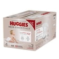 thumbnail image 4 of Couches pour bébés Huggies Skin Essentials, Tailles : N-6, 76-36 Unités, 4 of 9