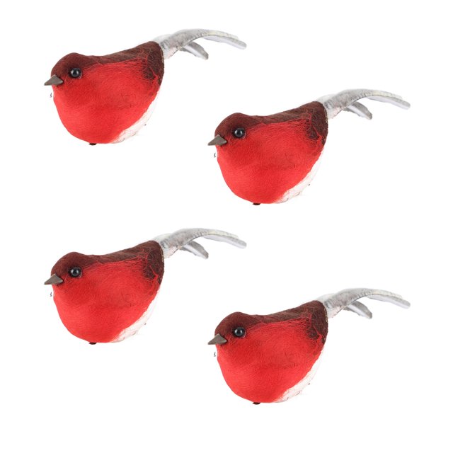 Mousse Artificielle Simulation Oiseaux en Mousse pour Noël
