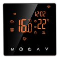 thumbnail image 3 of Thermostat, Accurate Temperature Temperature Controller AC230V  For Home For Bedroom For Living Room White Background Orange Button,White Background White Button,Orange Background, 3 of 8