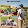 thumbnail image 2 of Vibrant Colorful Floral Insulated Backpack Cooler, Leakproof Cooler Bag with Exotic Flower Pattern for Outdoor Use, 2 of 6
