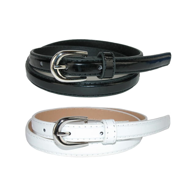 CTM® Ceinture Mince pour Robe d'Enfant (Lot de 2 Couleurs)